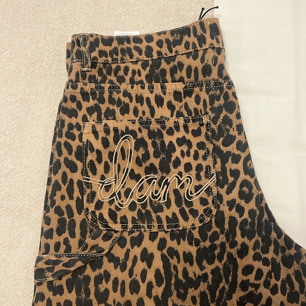 NWT Dion Leopard Jeans UK Size 14 US 10